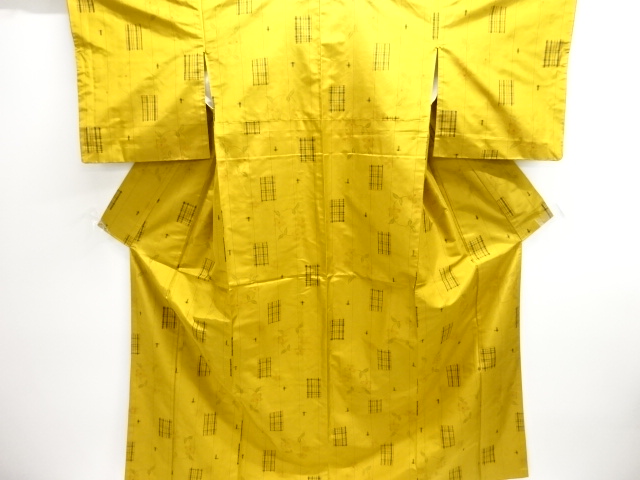 Japanese Kimono / Tsumugi Omeshi Silk